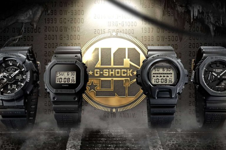 La nueva colección de relojes con correa impresa con los nombres de los modelos que han marcado un hito en el pasado de G-SHOCK