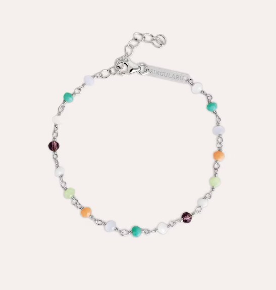El Corte Inglés nos pone en bandeja este collar de perlas de Bimba y Lola por solo 33 euros 5 pulsera crystals colors de plata