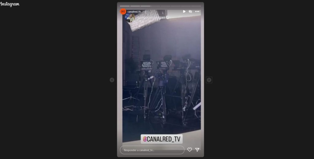 teleprompter canal red