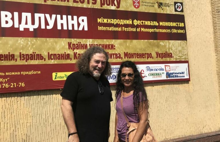 La actriz María Vidal, de Abrego Teatro, premiada en el Festival ucraniano de Vilujna