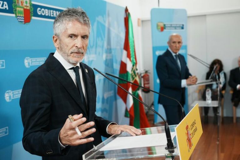 Marlaska afirma que no se toma 