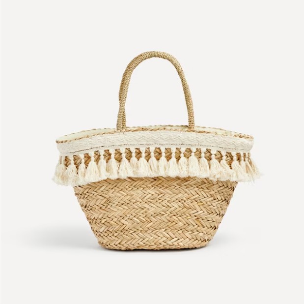 Capazo de playa Fleco El Corte Inglés