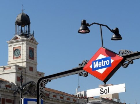 Cartel del Metro de Madrid