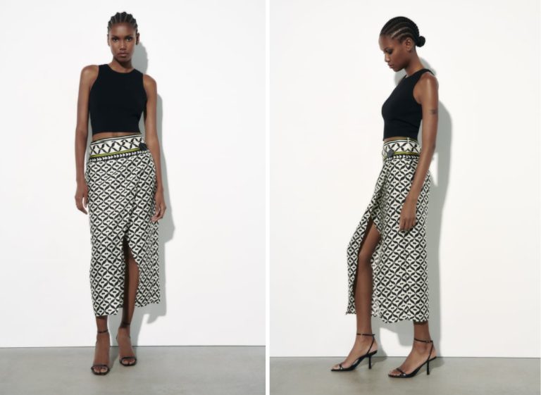 8 faldas baratas de Zara que no querrás quitarte este verano