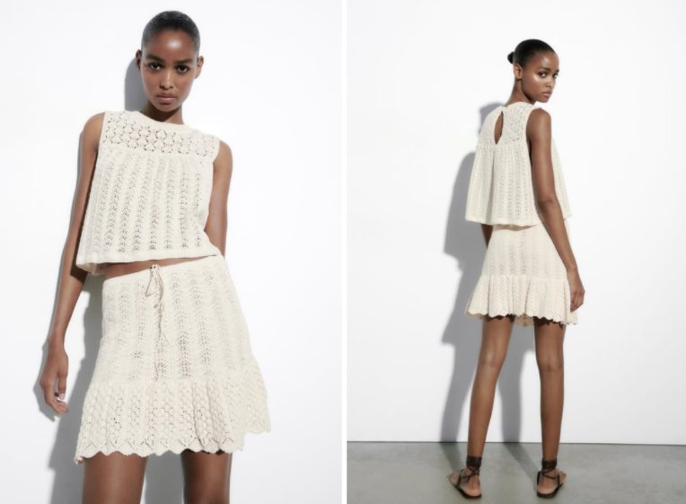 8 faldas baratas de Zara que no querrás quitarte este verano