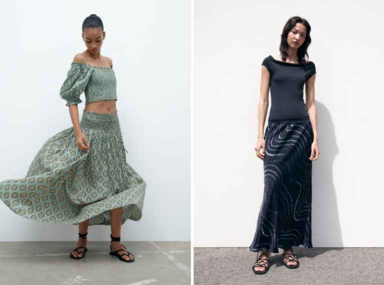 8 faldas baratas de Zara que no querrás quitarte este verano