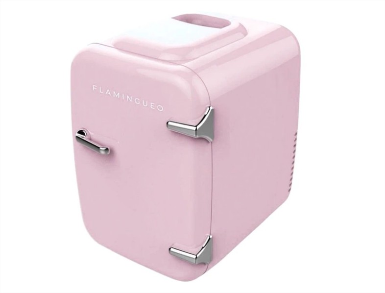 Nevera Flamingueo Portátil Eléctrica Vintage 4 Litros Rosa Pastel el corte ingles