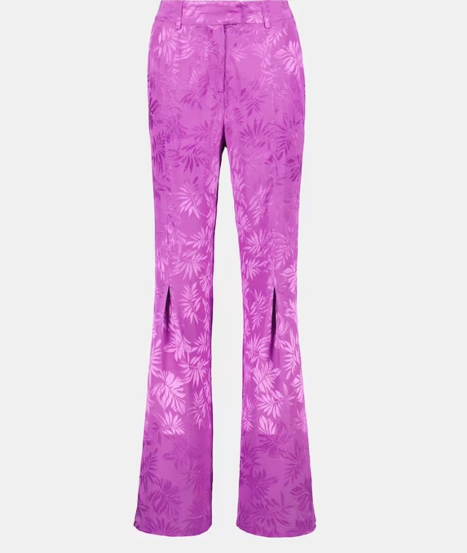 Pantalón de traje jacquard mujer el corte ingles