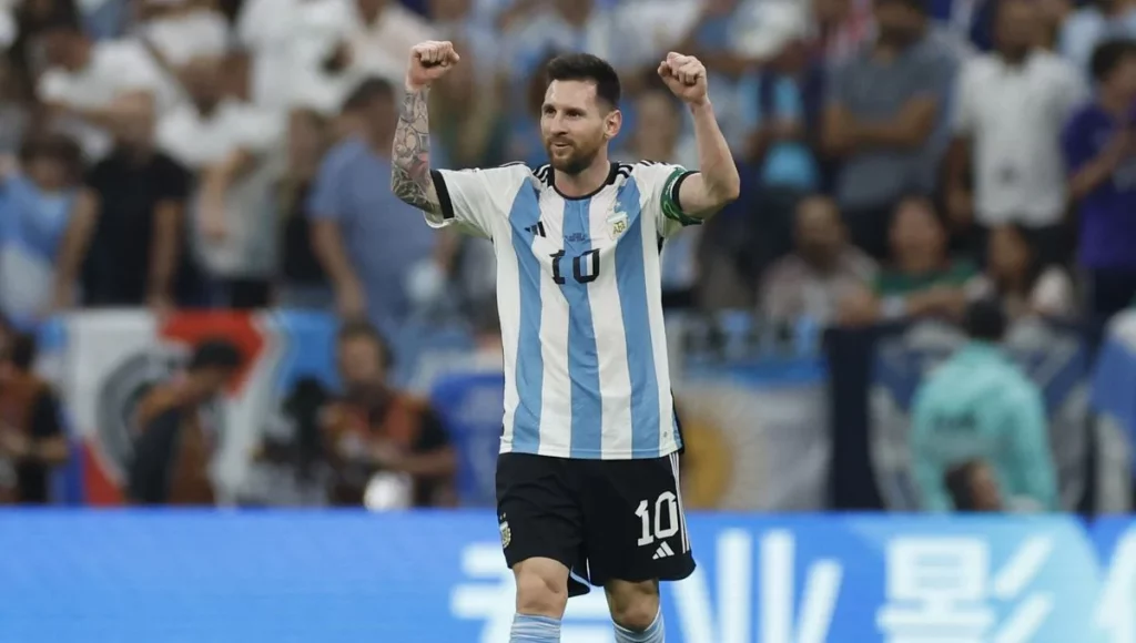 Pero Messi también fulminó a Arabia Saudí