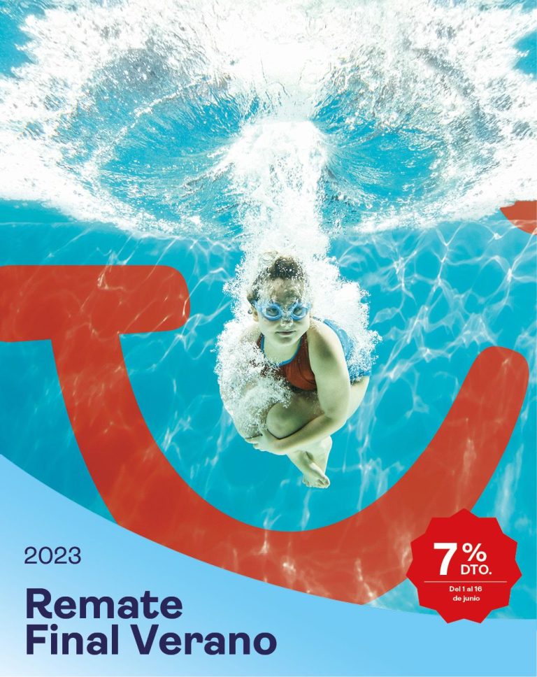 TUI lanza "Remate Final Verano", una campaña para incentivar las reservas de última hora