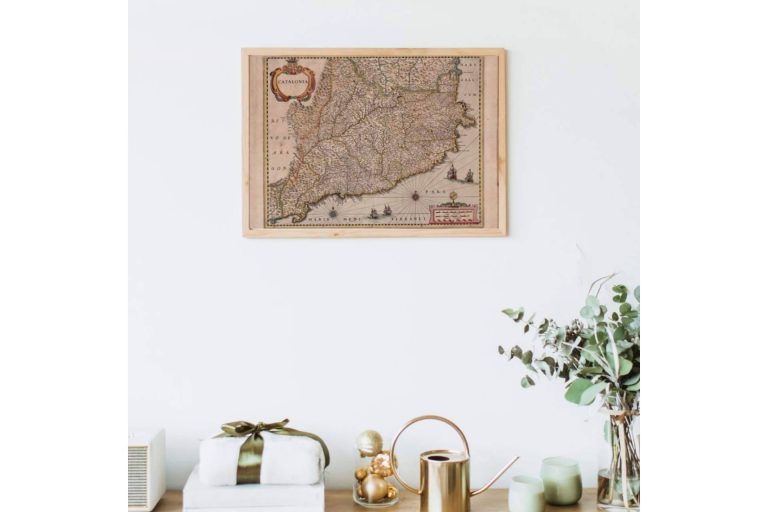 Cartografía antigua para decorar de manera personalizada el hogar, en La Retrografía