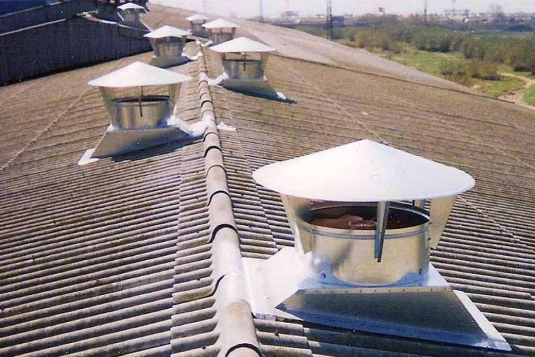 Calentamiento de naves industriales debido a olas de calor