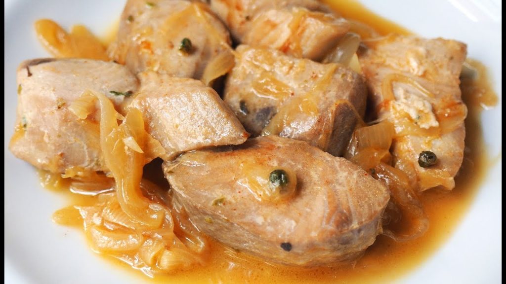 Cómo hacer un atún encebollado para que quede jugoso y rico 34 Ingredientes para el atún encebollado