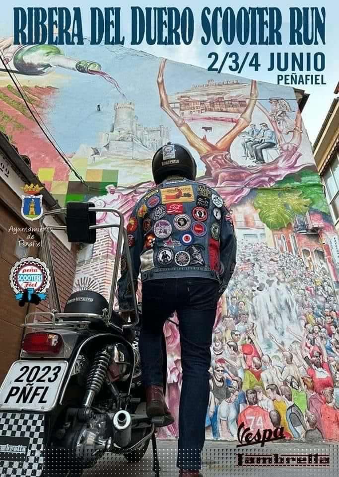Peñafiel acoge este fin de semana la Scooter Run Ribera del Duero 1 penafiel ribera duero scooter run