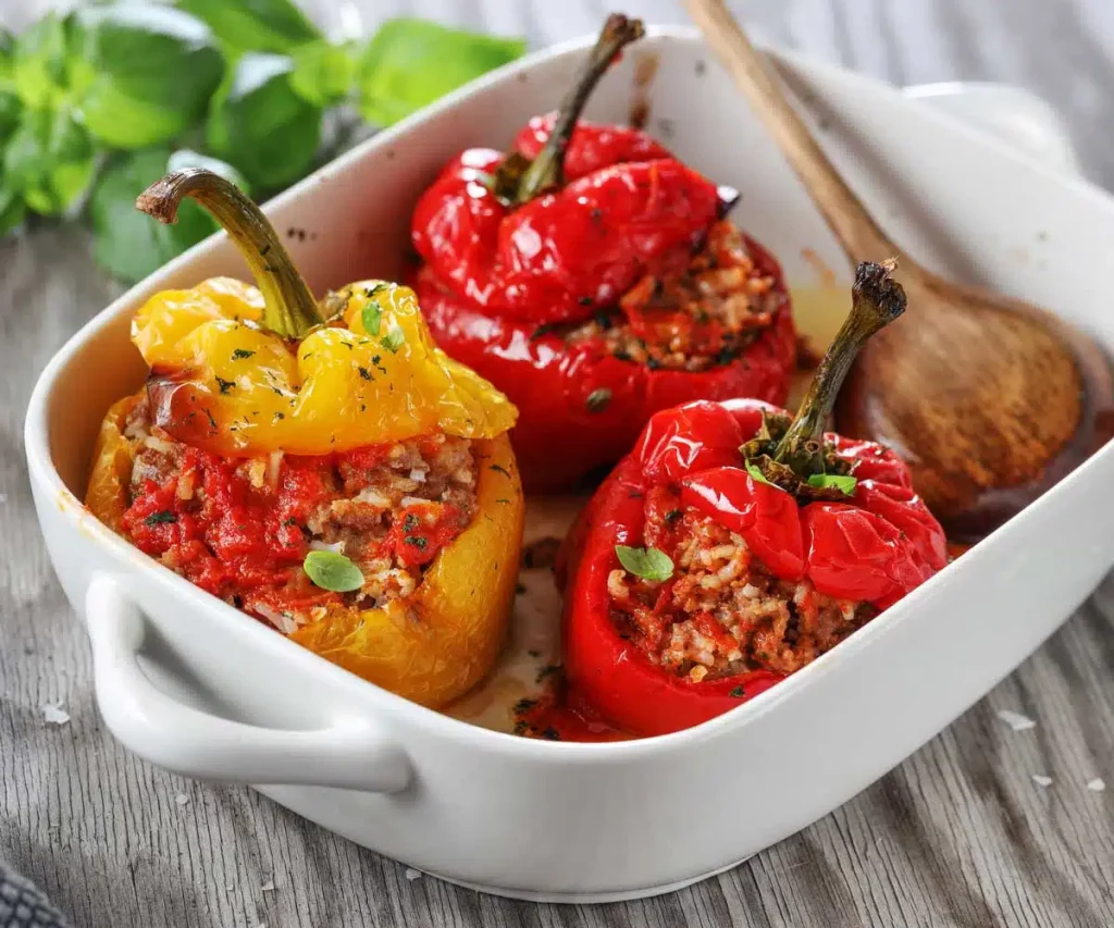 Cómo hacer unos pimientos rellenos como un chef de primera 24 A punto de terminar