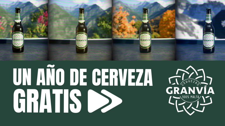 Cervezas Gran Vía ofrece la posibilidad de conseguir un año de cerveza gratis