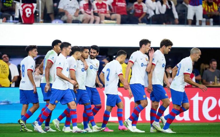 El nuevo Barça 'de punta en blanco' cae ante el Arsenal (5-3)
