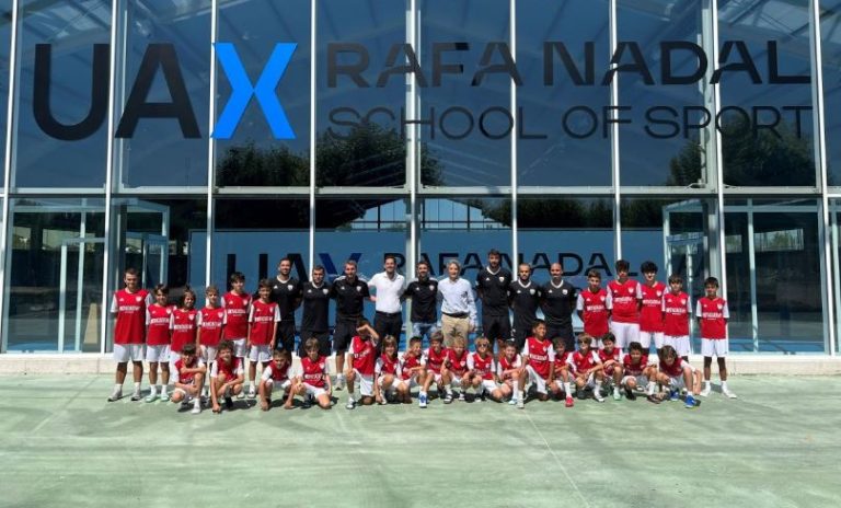 El excampeón mundial de fútbol David Villa elige UAX Rafa Nadal School of Sport para realizar su campus de verano internacional