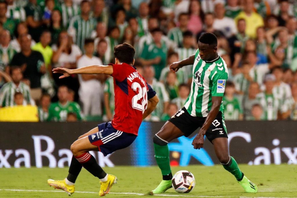 El Betis está trabajando en función de sus necesidades