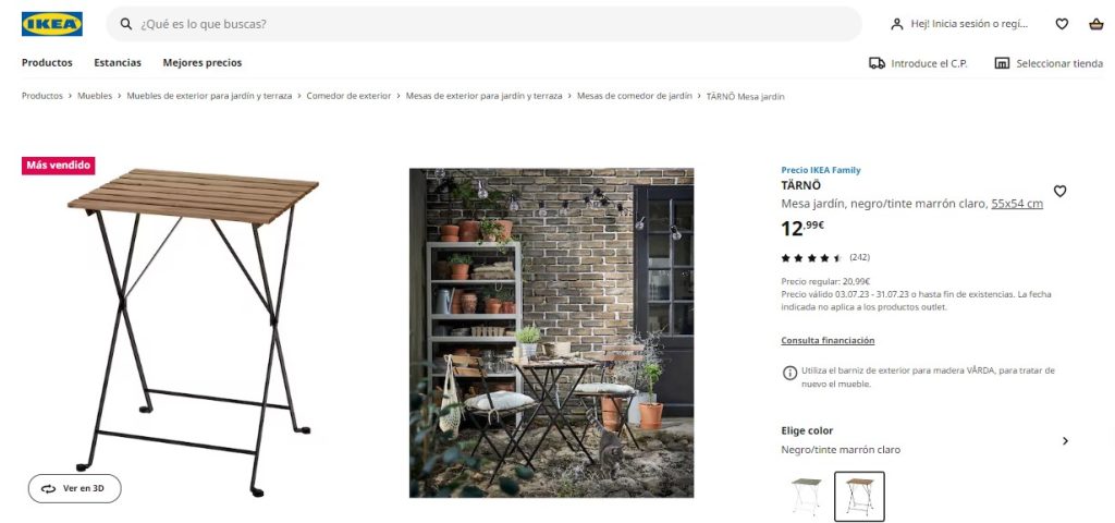 La moda de tener mesas de madera en el jardín