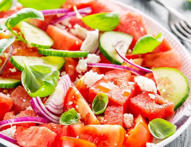 La ensalada más refrescante del verano: ¡de sandía y melón!