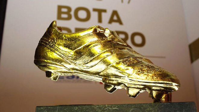 Estos son los jugadores que poseen más trofeos Bota de Oro