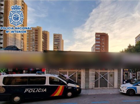 Redada antidroga en Benidorm