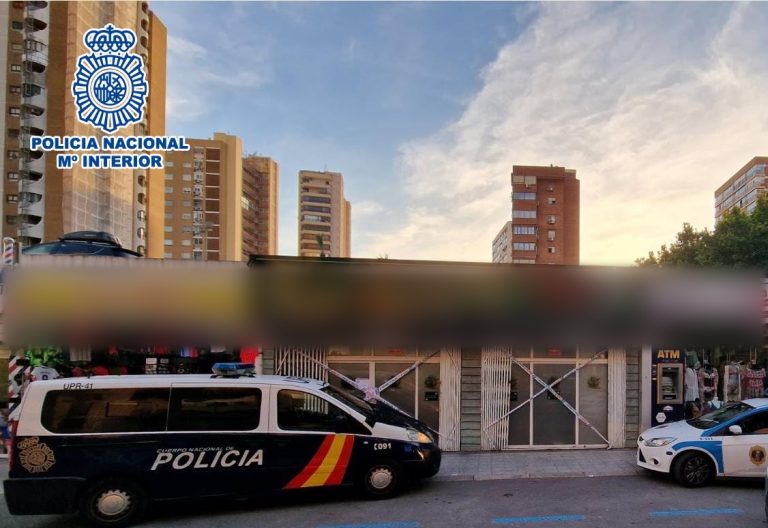 Desmantelan un falso club cannábico en Benidorm que actuaba como punto de venta de drogas
