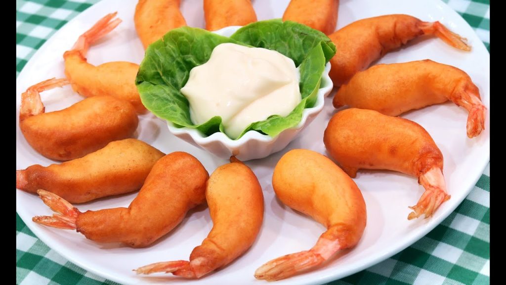Nuevamente, el aceite es el protagonista para elaborar las gambas rebozadas