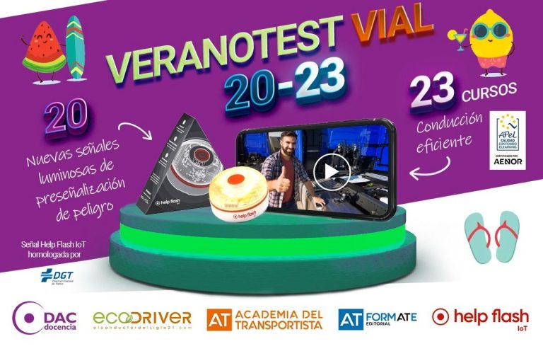 "VeranoTest Vial 20-23": campaña de Movilidad Segura y Sostenible que premiará a los buenos conductores