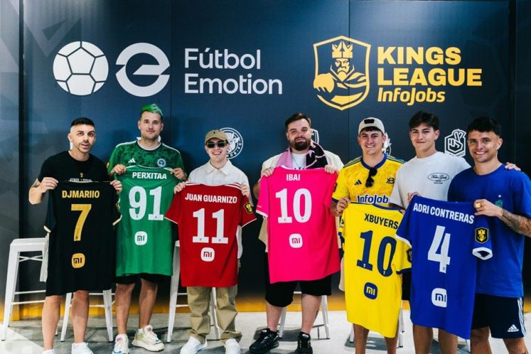 Los presidentes de la Kings League Infojobs en Fútbol Emotion Madrid Parque Oeste