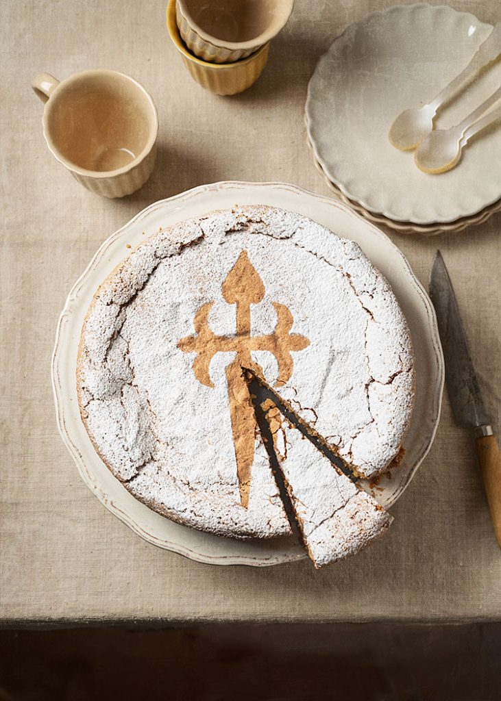 Origen de la tarta de Santiago