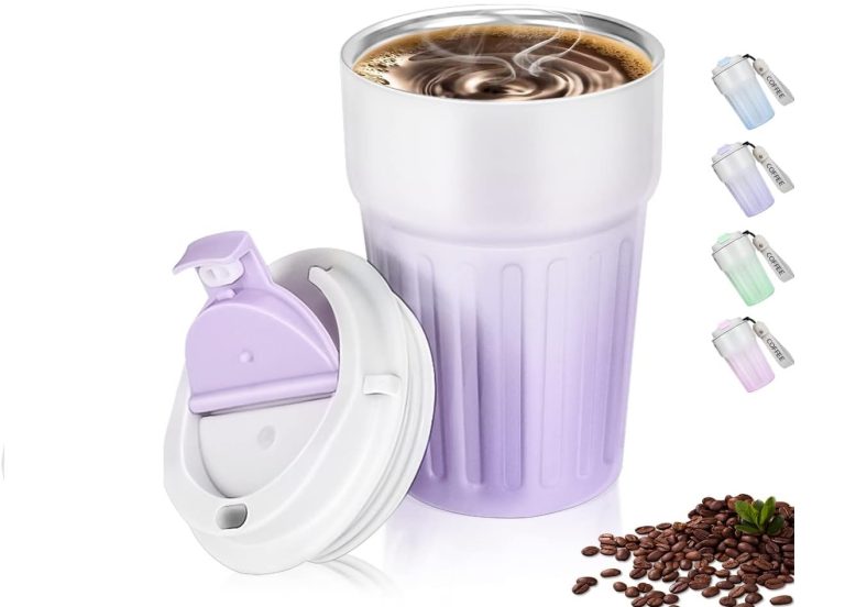 Llévate a donde tú quieras tu café con estas tazas a prueba de fugas disponibles en Amazon
