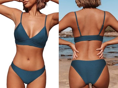 Luce tipazo con los bikinis y bañadores de Amazon en muchos colores para que elijas el que más resalte tu moreno