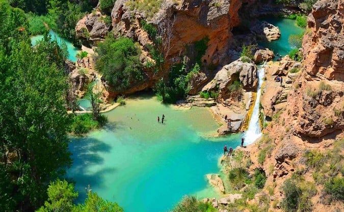 Piscina natural de Las Chorreras en Cuenca