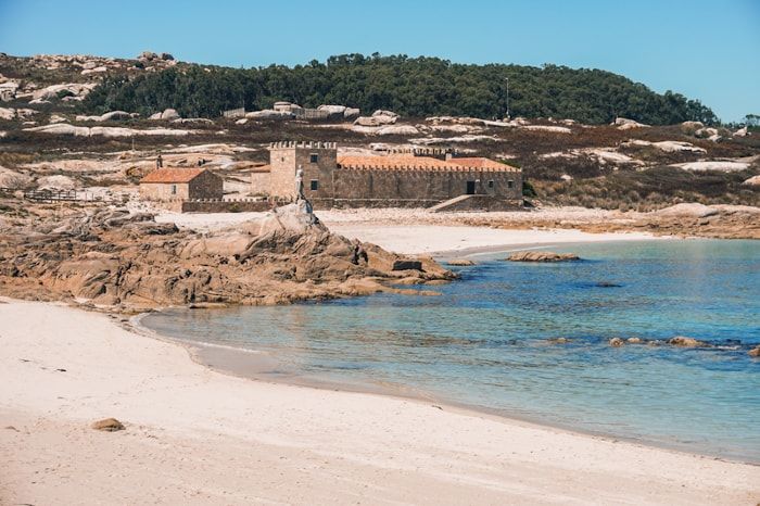 Playa del Almacén en Isla de Sálvora