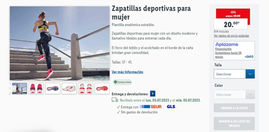 Tener zapatillas deportivas es crucial