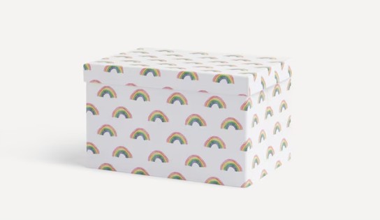 caja organizadora arco iris el corte ingles