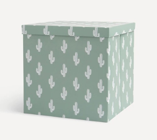 caja organizadora plegable cactus el corte ingles