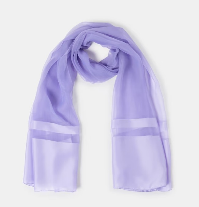 El Corte Inglés: Déjate de preocuparte por el "¿y si refresca?", con estos chales y fulares veraniegos a precios de escándalo 3 chal lila rayas a tono lt el corte ingles