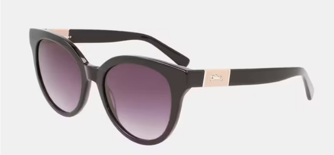 gafas sol montura redonda lente morada