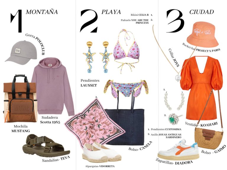 Básicos para la maleta perfecta estas vacaciones, ¿playa, montaña o ciudad?