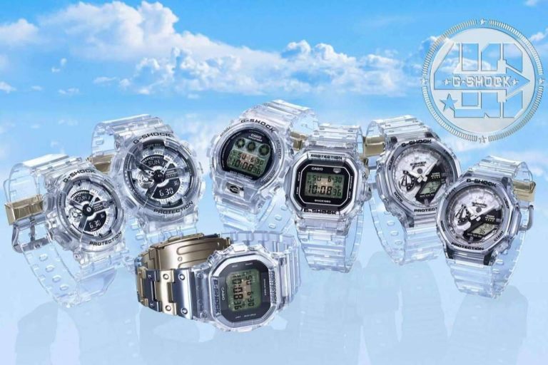 Los nuevos materiales transparentes de G-SHOCK muestran los componentes internos