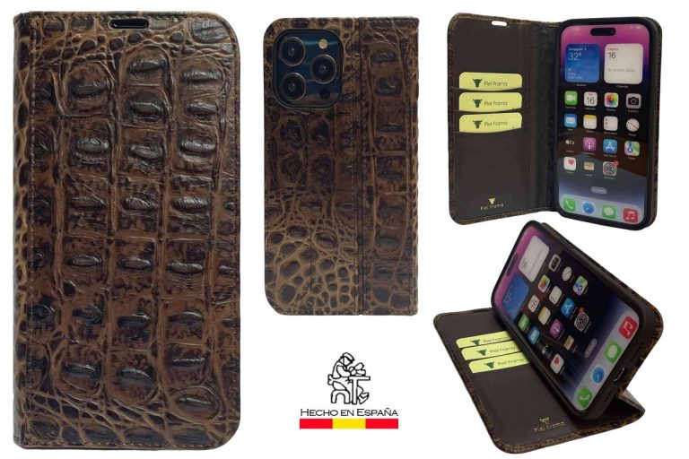Fundas tipo libro para iPhone 14 Pro y iPhone 14 Pro Max en la colección verano 2023 de Piel Frama