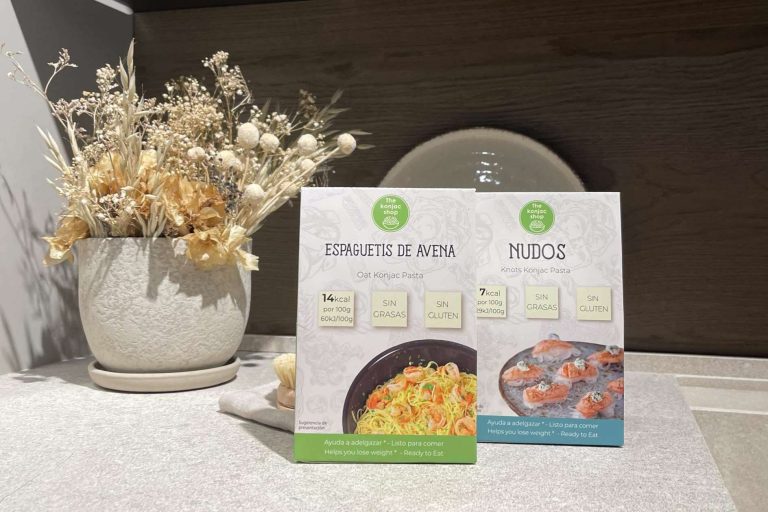 Pasta sin calorías en The Konjac Shop