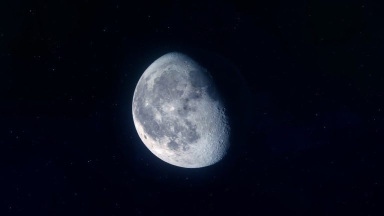 ¿Cuánto mide la luna?
