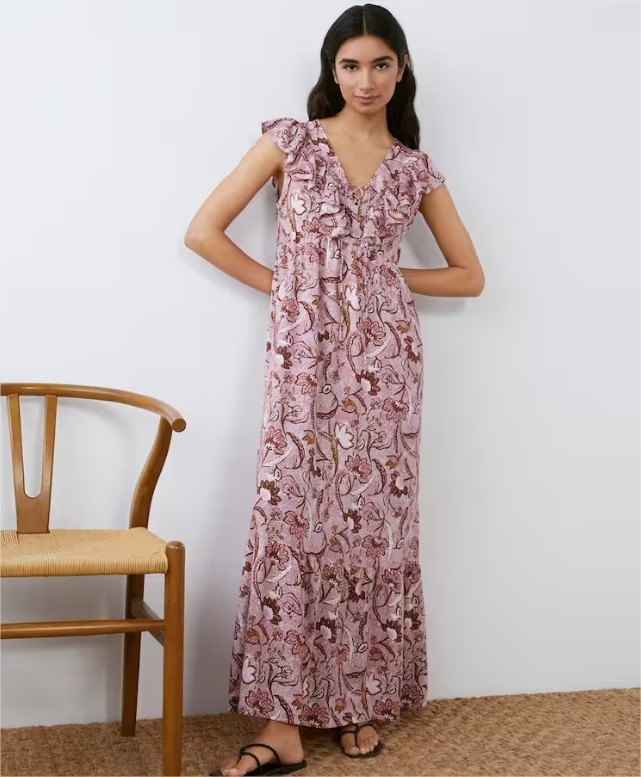 vestido midi estampado el corte ingles