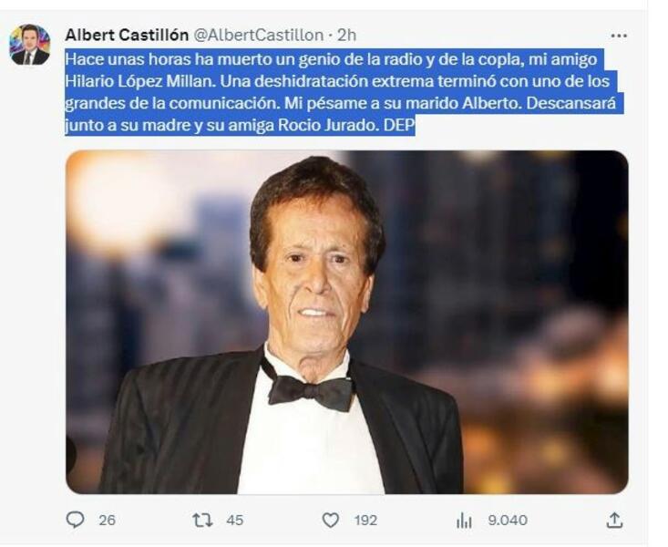 Fallece el periodista Hilario López Millán a los 78 años por una 