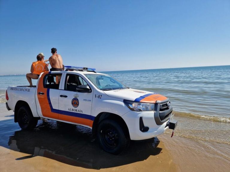 Alboraya (Valencia) prohíbe el baño en la playa de la Patacona tras avistar un tiburón azul