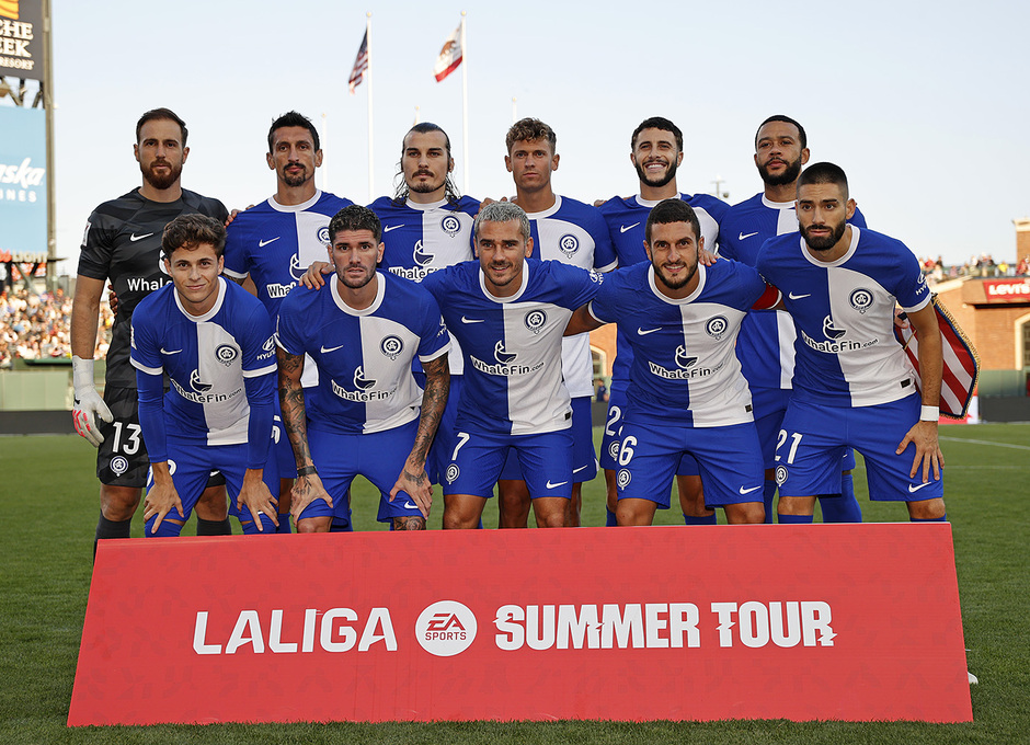 El Atlético y el Sevilla firman tablas en un entretenido amistoso en San Francisco 2 Atletico 2